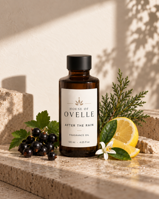 House of Ovelle After the Rain fragrance oil with scent-inspired ingredients