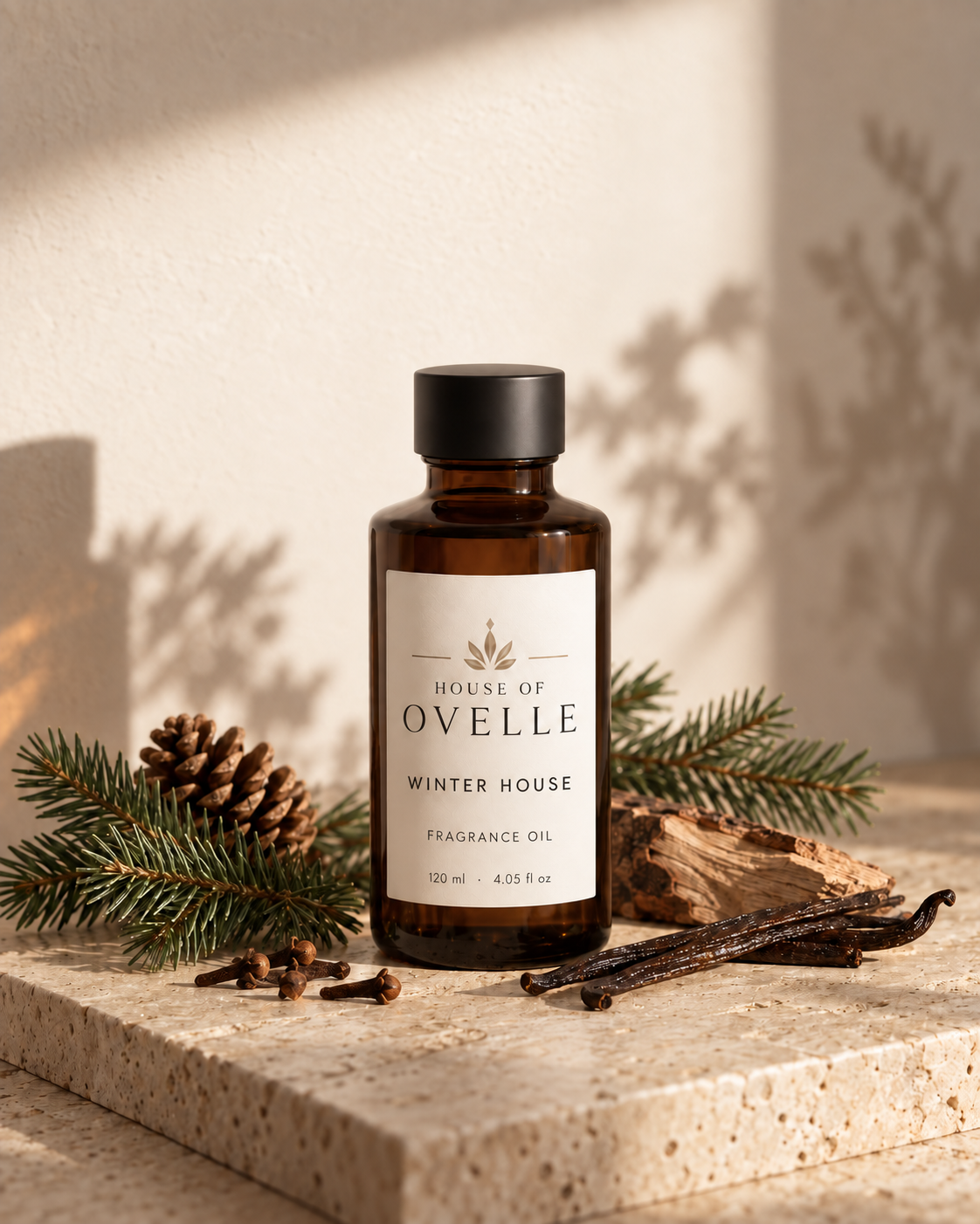 House of Ovelle Winter House fragrance oil with scent-inspired ingredients