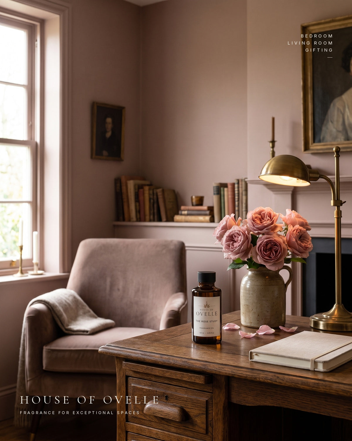 The Rose Study in the room it was made for