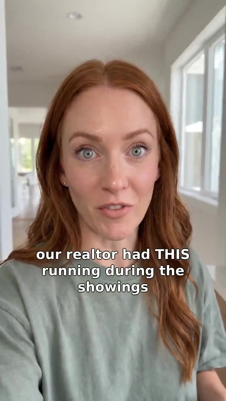 “Our realtor had this running during the showings.” customer video