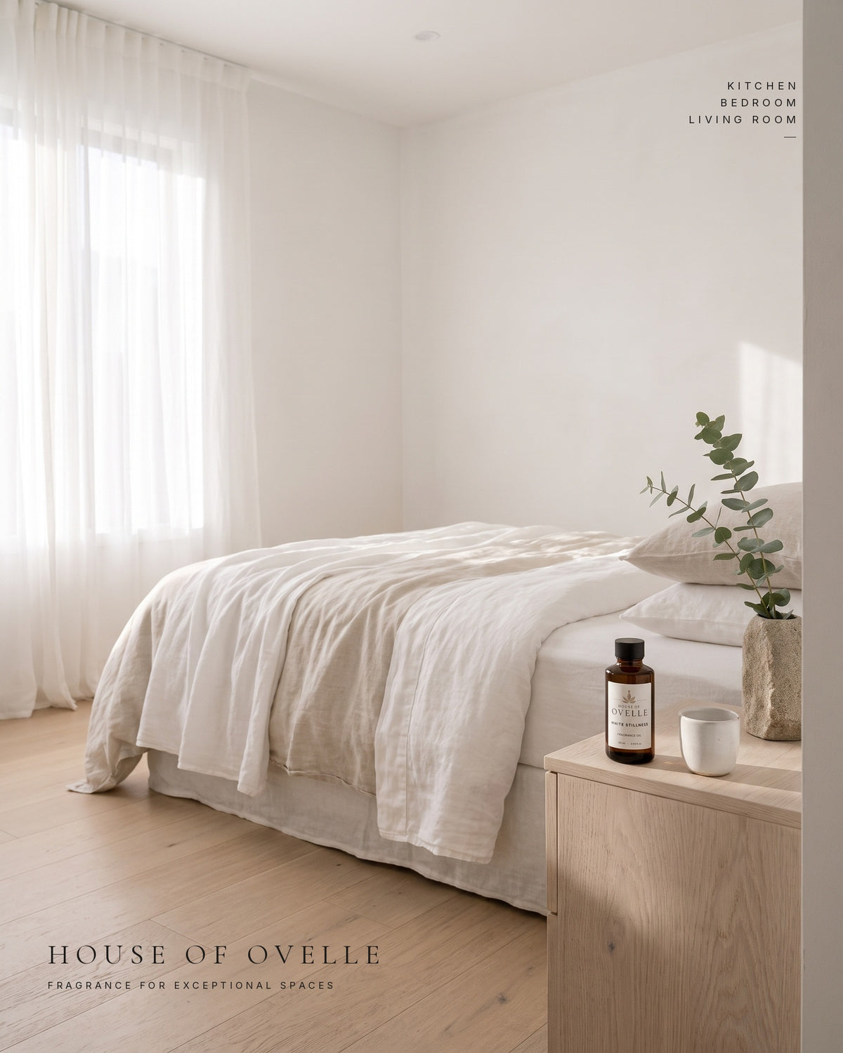 White Stillness in the room it was made for